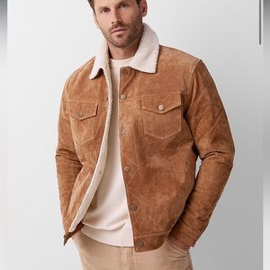 Suede Trucker Jacket - Men’s Small